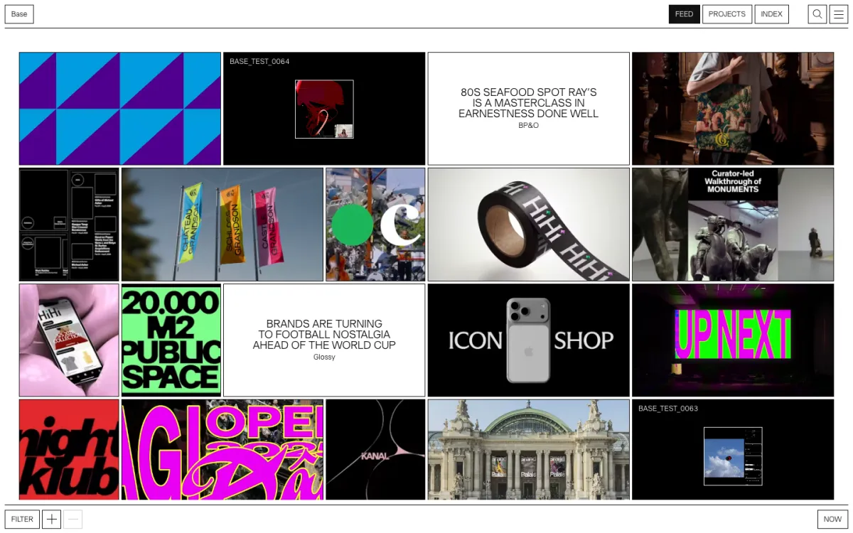 Base Design homepage, captured September 28, 2026