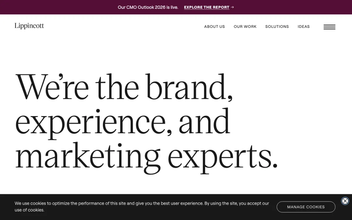 Lippincott homepage, captured September 28, 2026